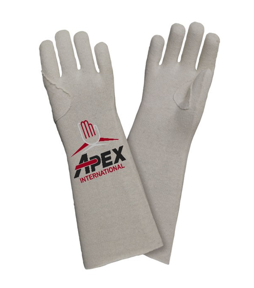 Cotton Jersey Liner Gloves With Reinforcement Thum