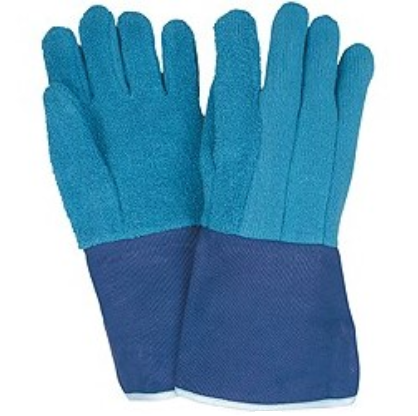 Heavy Weight Blue Flame Terry Gloves