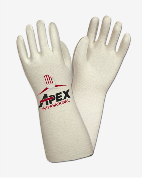 100% Cotton Interlock Grey Dipping Liner Gloves