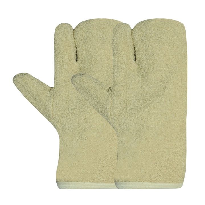Cotton Terry Mitten Gloves