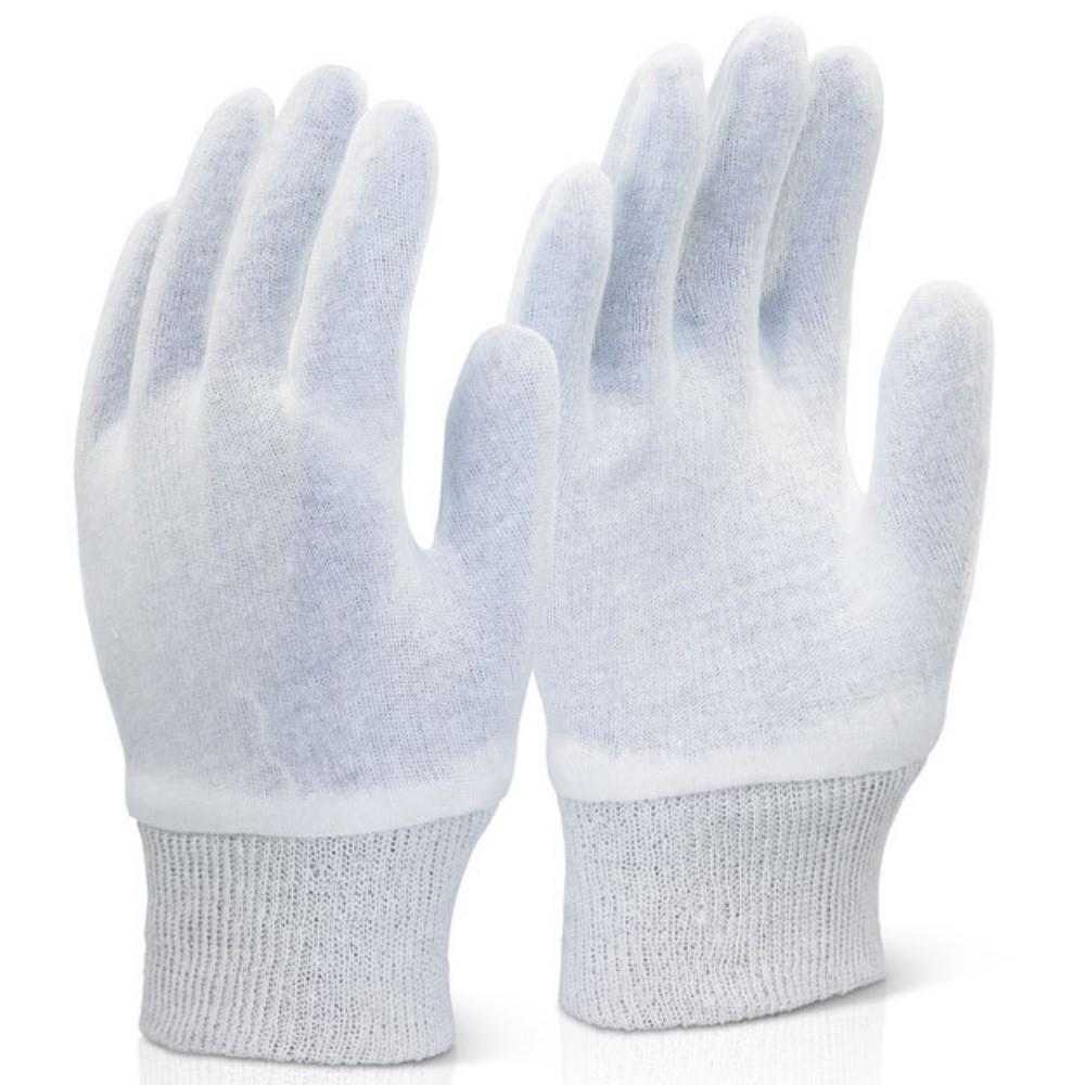 Gloves With Knitted Wrist